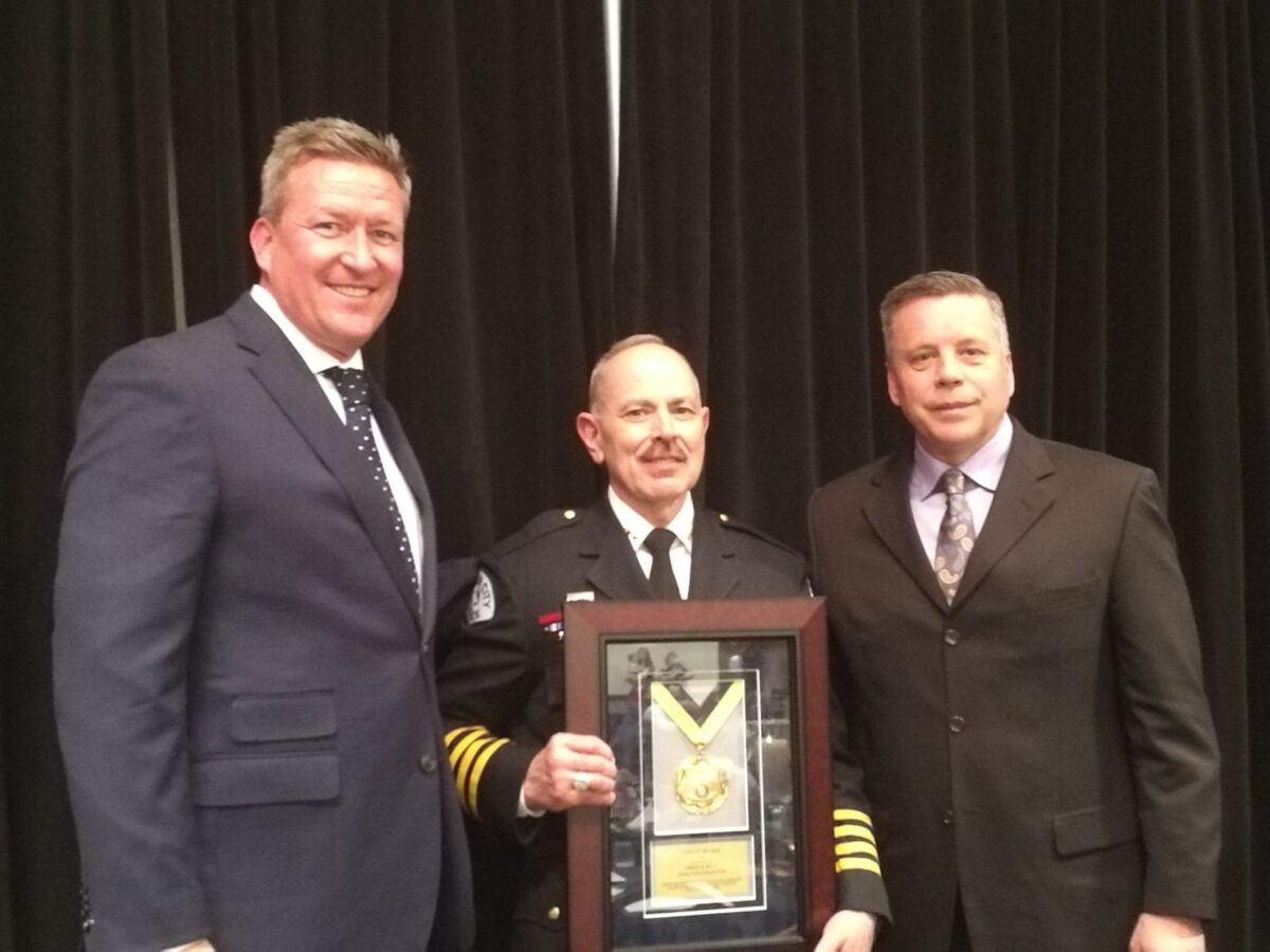 Ogden Police Chief Watt awarded as police chief of the year during St